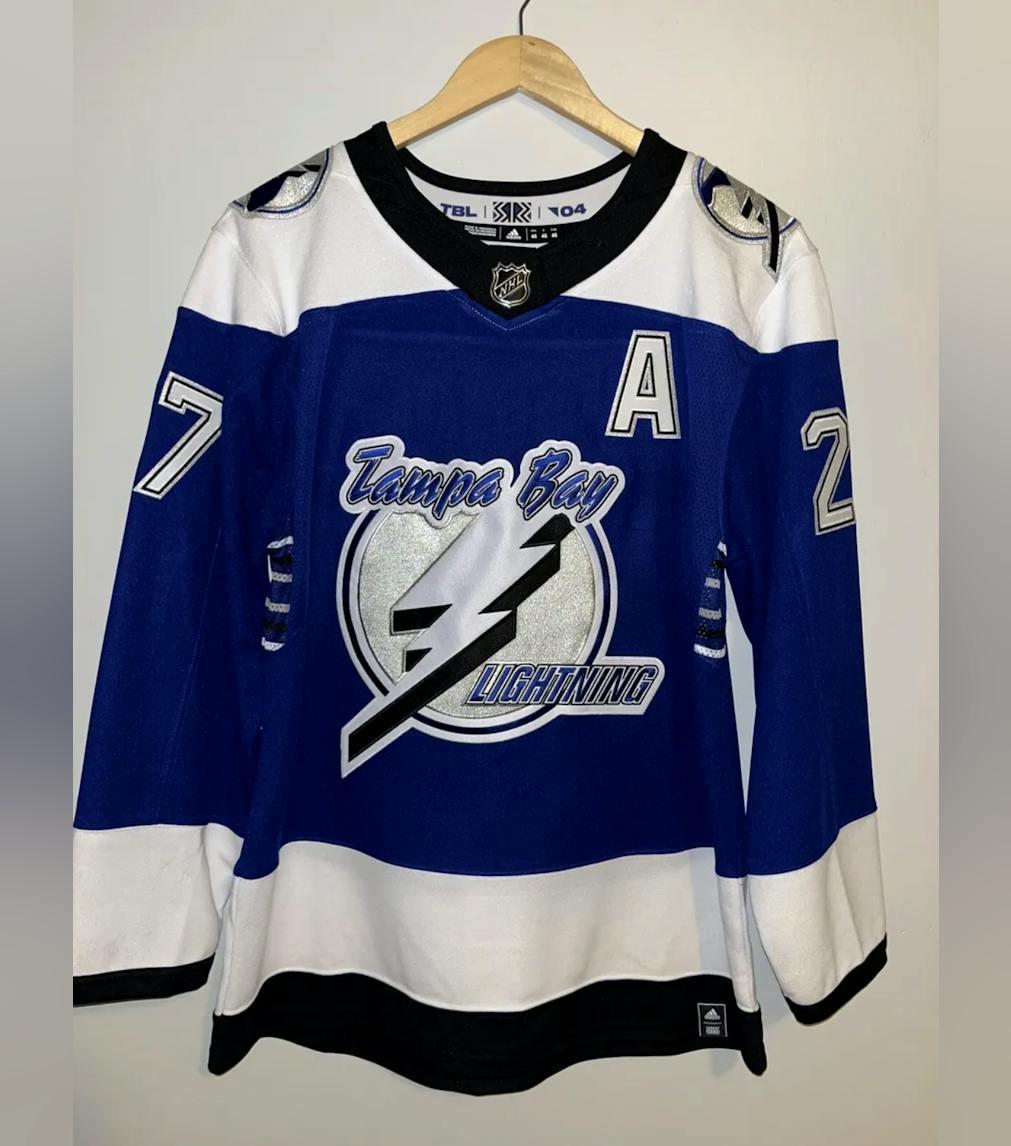 Tampa bay discount lightning throwback jersey